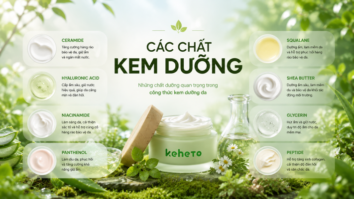 Gia Công Kem Dưỡng Trọn Gói OEM/ODM Tại Keheto