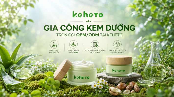 Gia Công Kem Dưỡng Trọn Gói OEM/ODM Tại Keheto