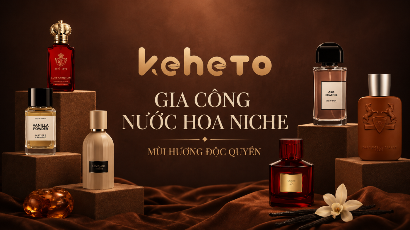 Gia Công Nước Hoa Niche Mùi Hương Độc Quyền 