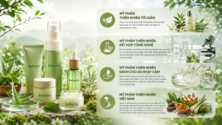 Mỹ Phẩm Thiên Nhiên Thành Phần, Công Dụng & Xu Hướng