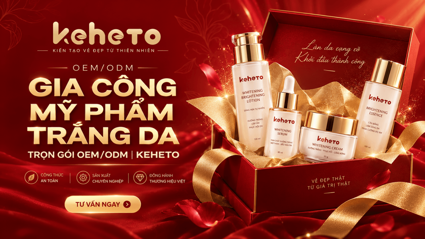 Gia Công Mỹ Phẩm Trắng Da