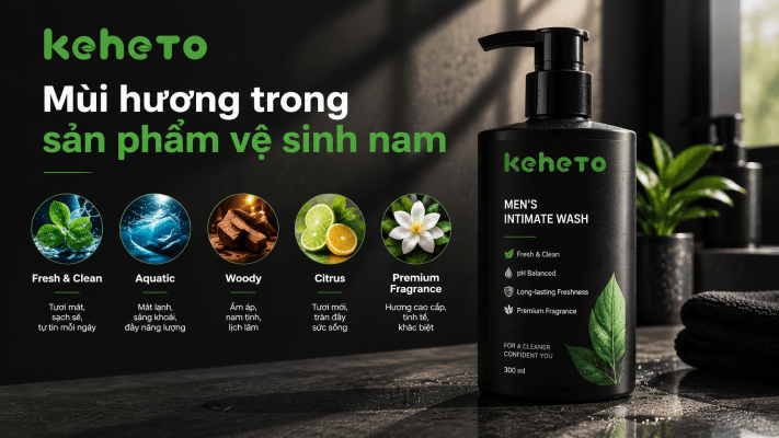Gia công dung dịch vệ sinh cho nam mùi hương