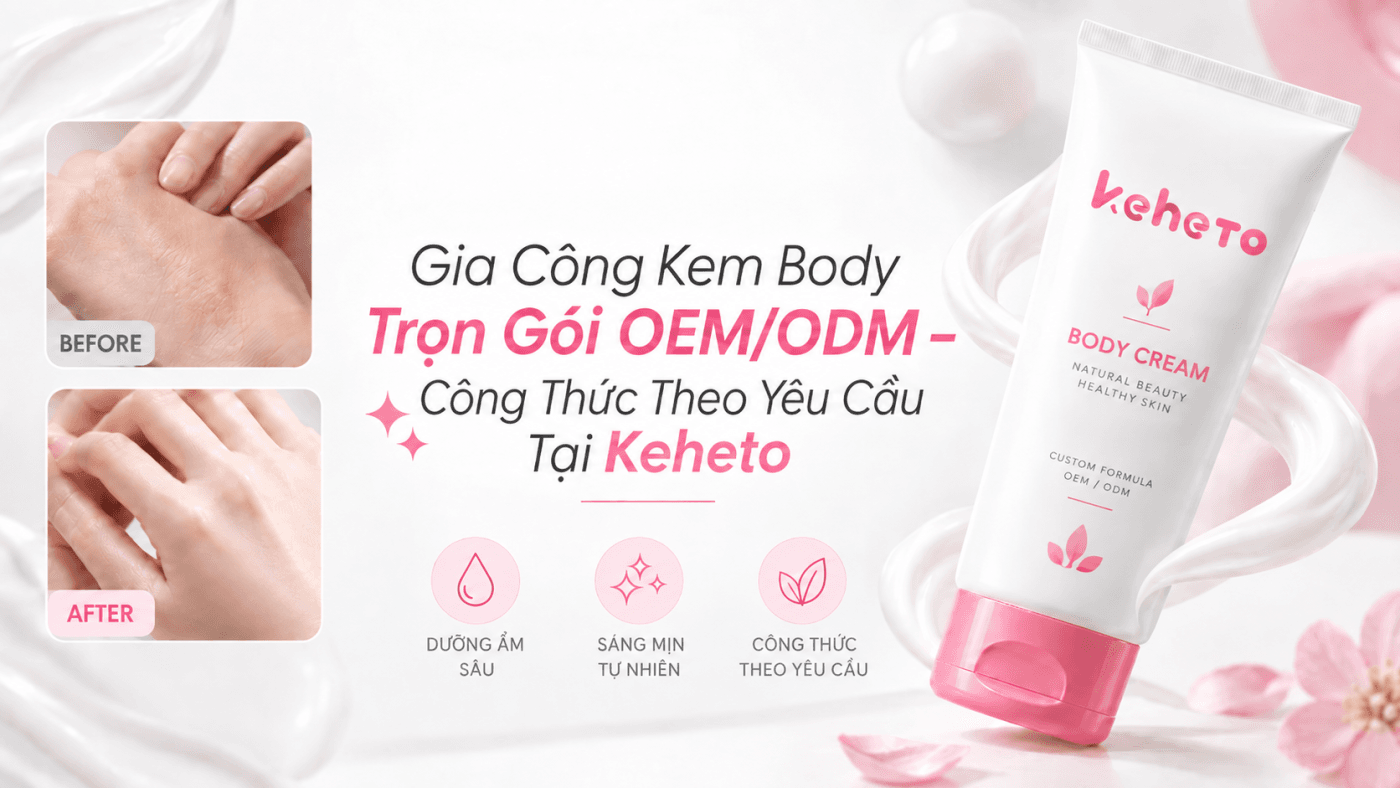 Gia công kem body
