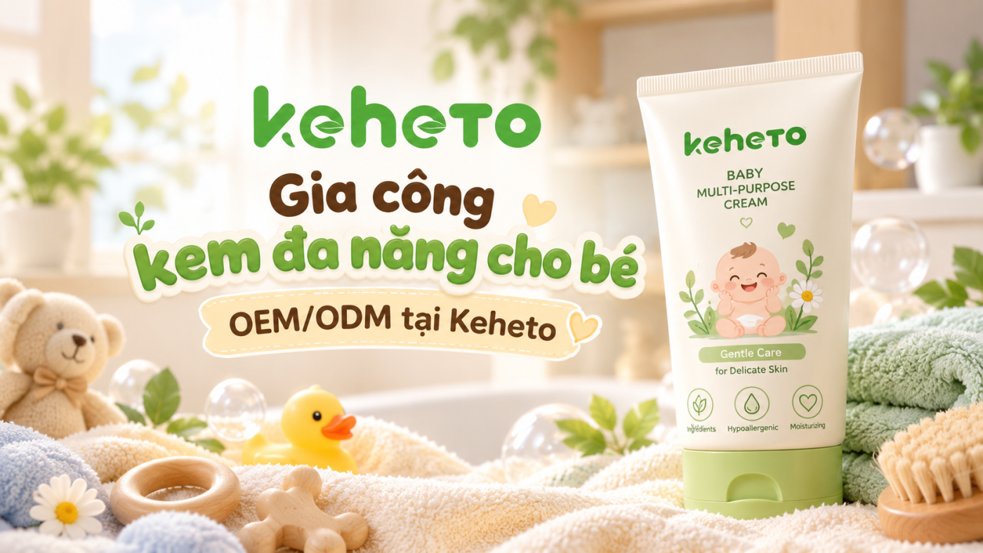 Gia công kem đa năng cho bé