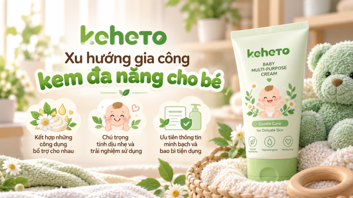 Gia công kem đa năng cho bé - xu hướng
