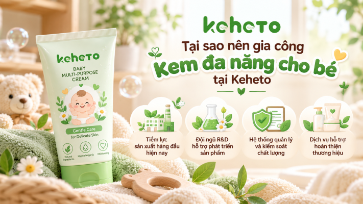 Gia công kem đa năng tại Keheto