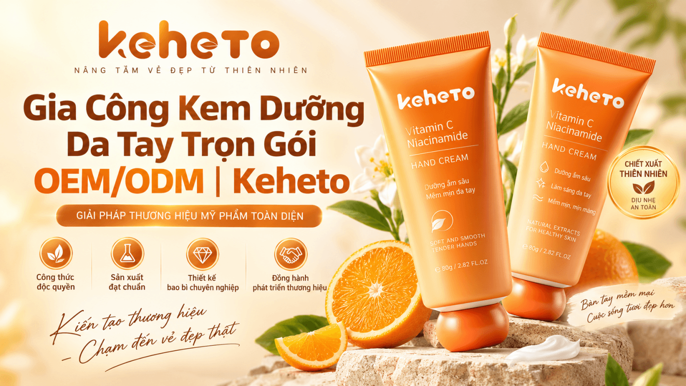 Gia công kem dưỡng da tay
