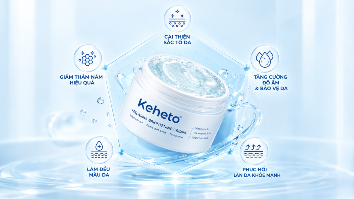 Gia công kem trị nám tại Keheto