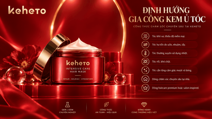 Gia công kem ủ tóc xu hướng