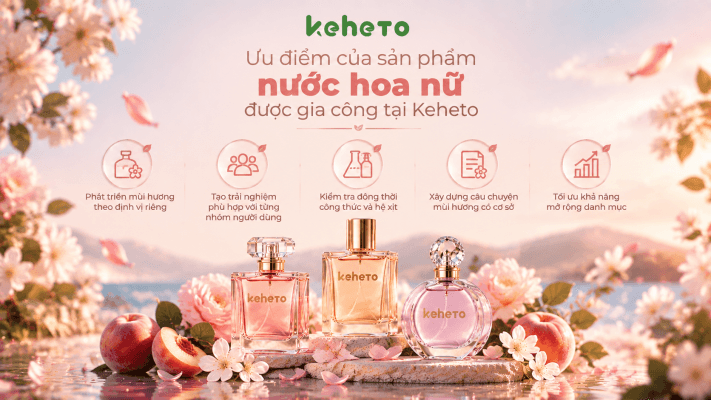 Gia công nước hoa nữ chuẩn CGMP