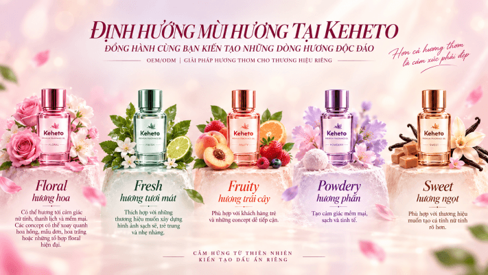 Gia công nước hoa vùng kín tại Keheto