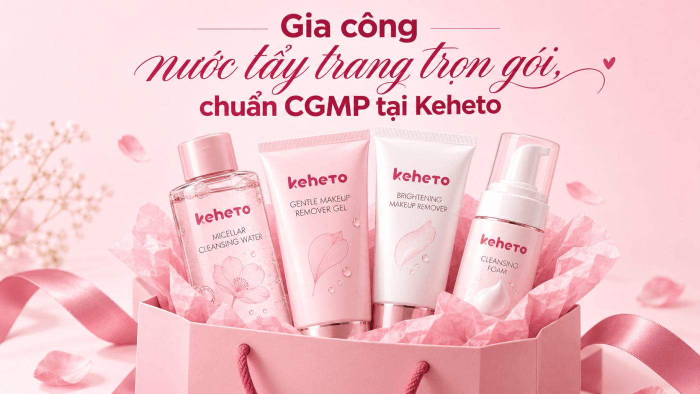 Gia công nước tẩy trang