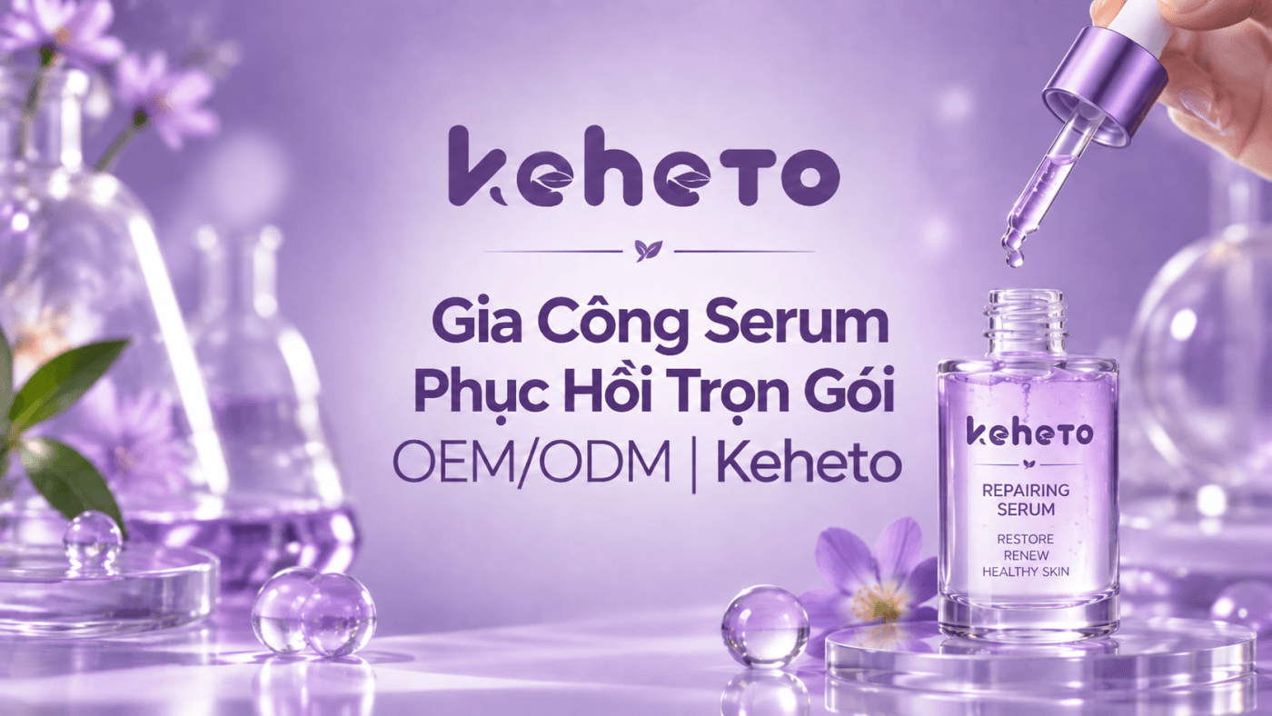 Gia công serum phục hồi