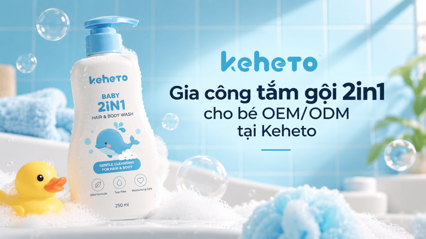 Gia công tắm gội 2in1