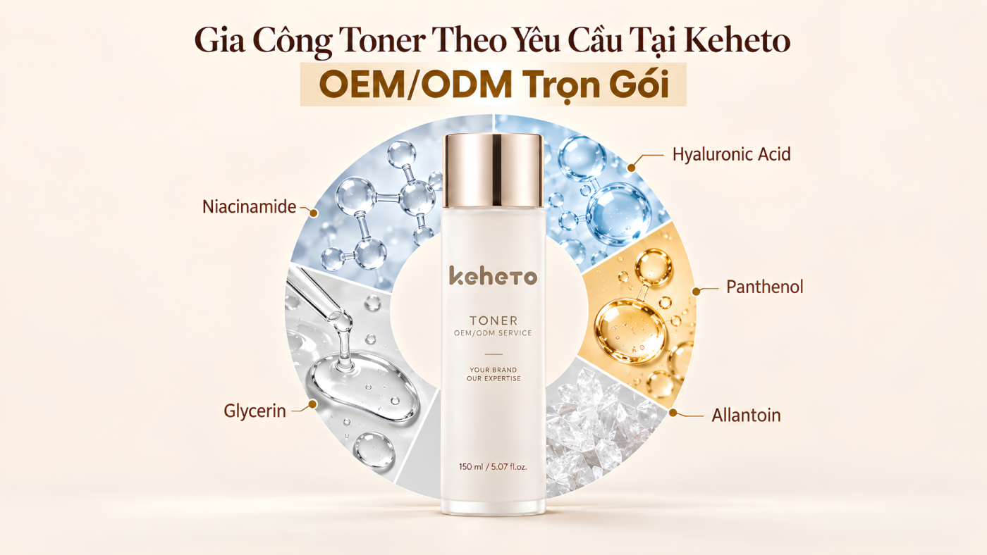 Gia công toner tại Keheto