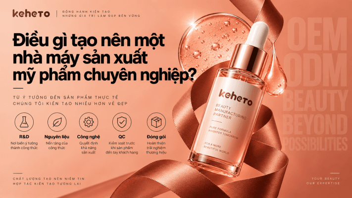 Nhà máy sản xuất mỹ phẩm chuyên nghiệp