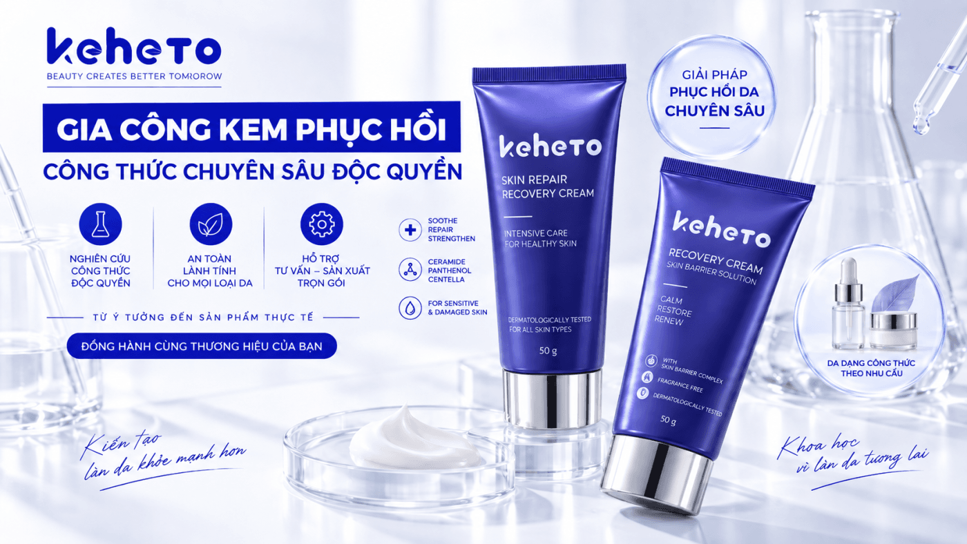 gia công kem phục hồi