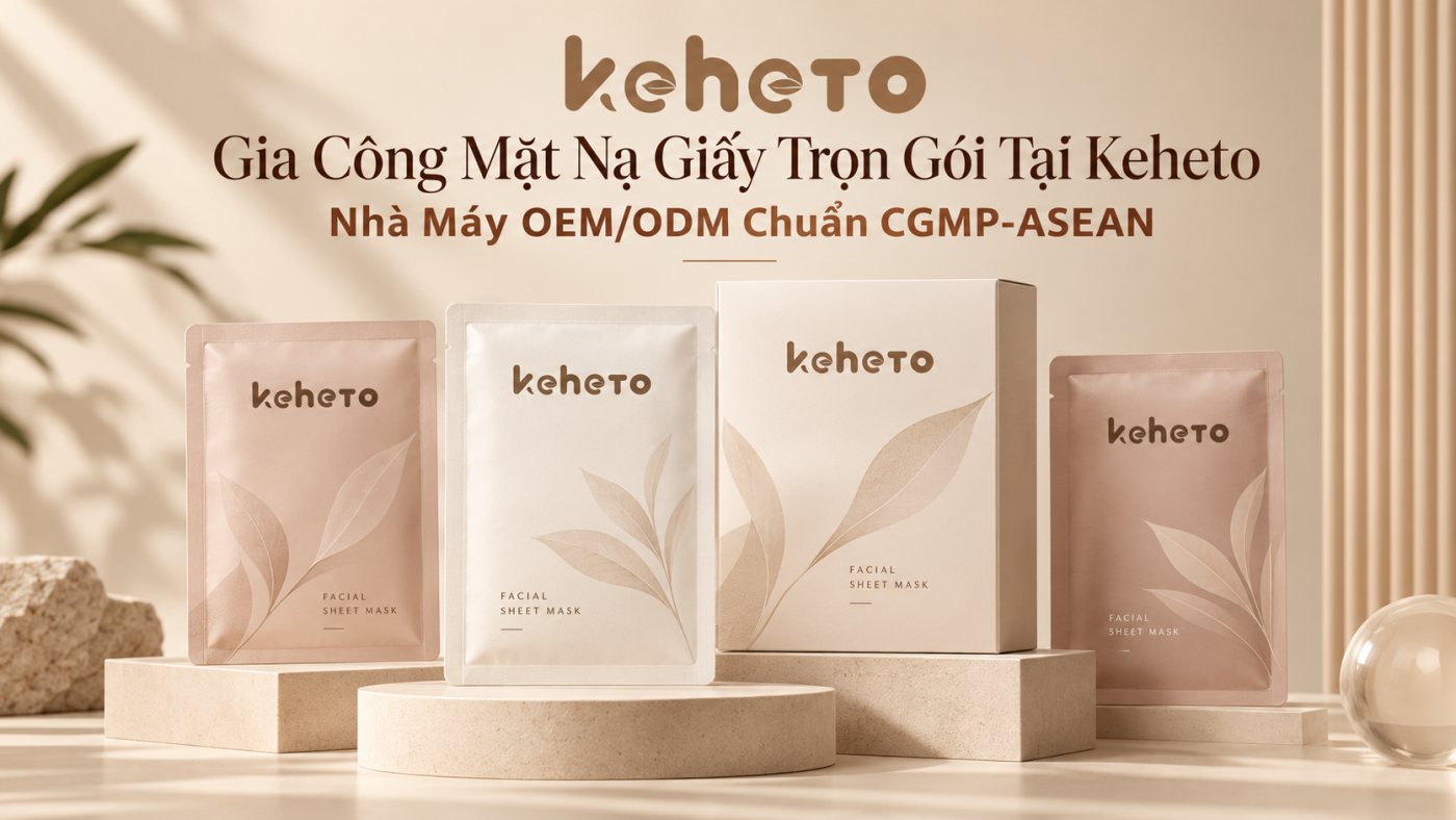 gia công mặt nạ giấy tại keheto