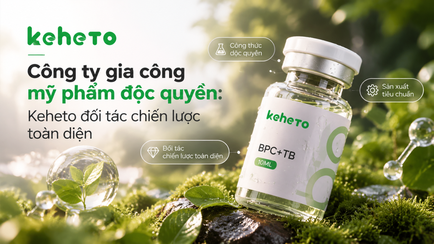 Công ty gia công mỹ phẩm độc quyền - Keheto