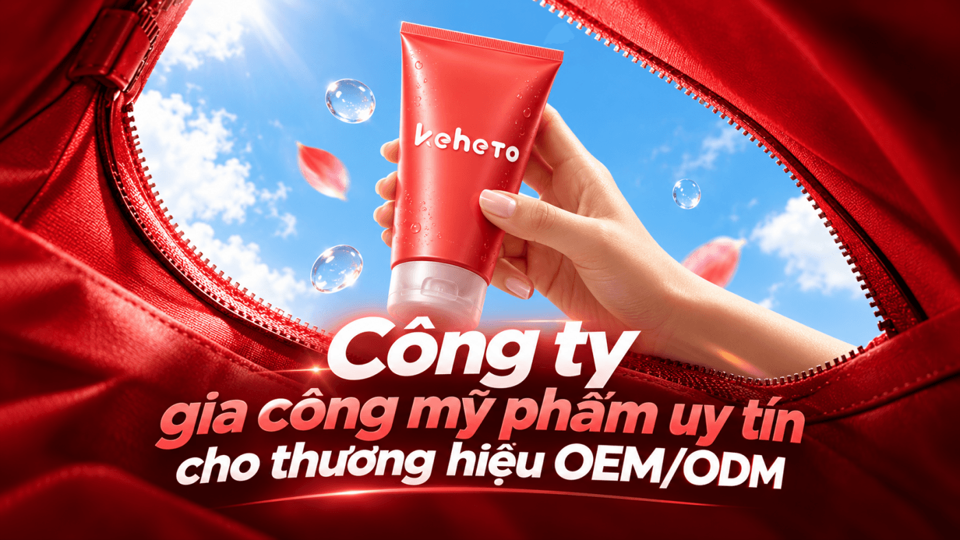 Công ty gia công mỹ phẩm uy tín keheto