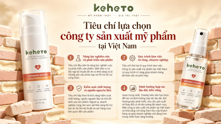 Công ty sản xuất mỹ phẩm tại Việt Nam - Uy tín