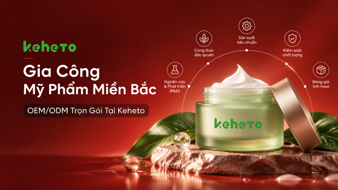 Gia công mỹ phẩm miền Bắc