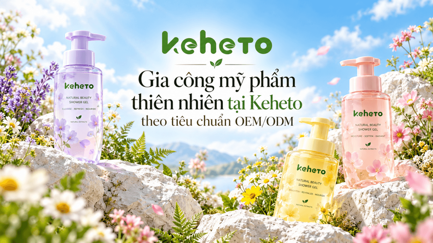 Gia công mỹ phẩm thiên nhiên