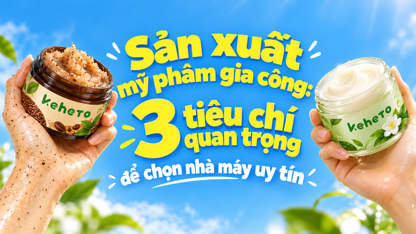 Sản xuất mỹ phẩm gia công